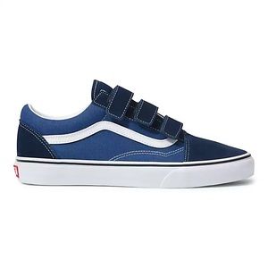 VANS BLUE & WHITE VELCRO SNEAKERS